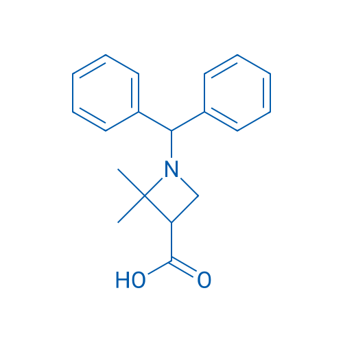 1-Benzhydryl-2,2-dimethylazetidine-3-carboxylic acid 100mg