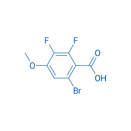 6-Bromo-2,3-difluoro-4-methoxybenzoic acid 250mg