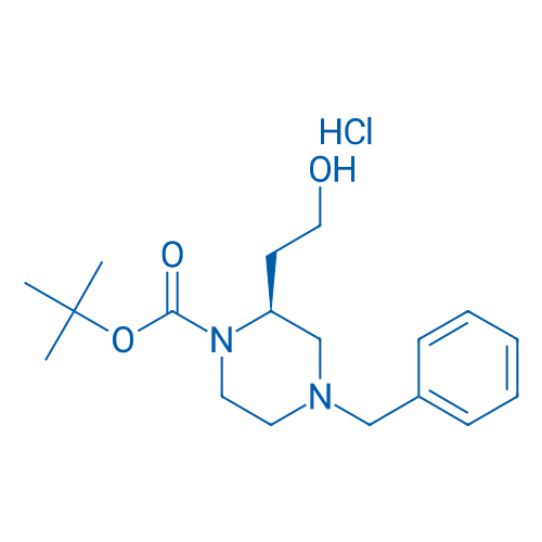 tert-Butyl (S)-4-benzyl-2-(2-hydroxyethyl)piperazine-1-carboxylate hydrochloride 5g