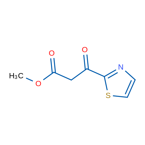 Methyl 3-oxo-3-(1,3-thiazol-2-yl)propanoate 1g