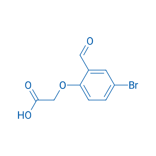 2-(4-Bromo-2-formylphenoxy)acetic acid 250mg