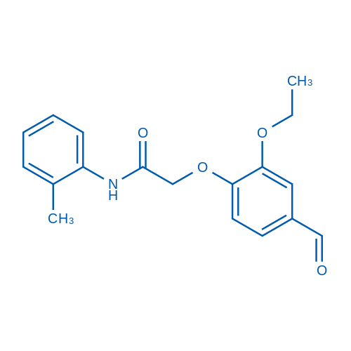 2-(2-Ethoxy-4-formylphenoxy)-N-(o-tolyl)acetamide 250mg
