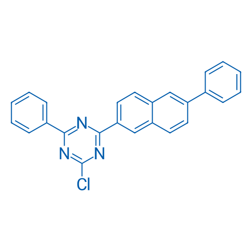 2-Chloro-4-phenyl-6-(6-phenylnaphthalen-2-yl)-1,3,5-triazine 5g