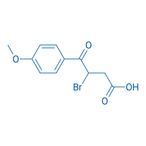 3-Bromo-4-(4-methoxyphenyl)-4-oxobutanoic acid 250mg