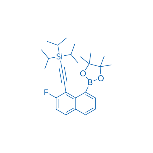 ((2-Fluoro-8-(4,4,5,5-tetramethyl-1,3,2-dioxaborolan-2-yl)naphthalen-1-yl)ethynyl)triisopropylsilane 1g