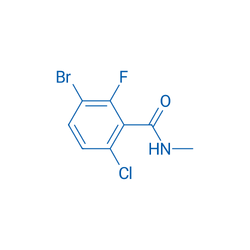 3-Bromo-6-chloro-2-fluoro-N-methylbenzamide 250mg