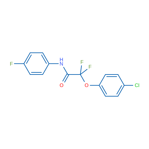 2-(4-Chlorophenoxy)-2,2-difluoro-N-(4-fluorophenyl)acetamide 1g