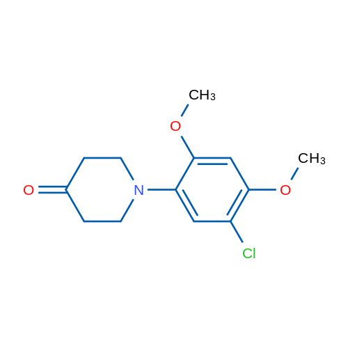 1-(5-Chloro-2,4-dimethoxyphenyl)piperidin-4-one 1g