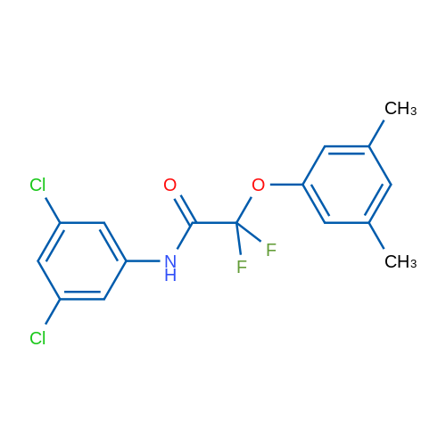 N-(3,5-Dichlorophenyl)-2-(3,5-dimethylphenoxy)-2,2-difluoroacetamide 1g