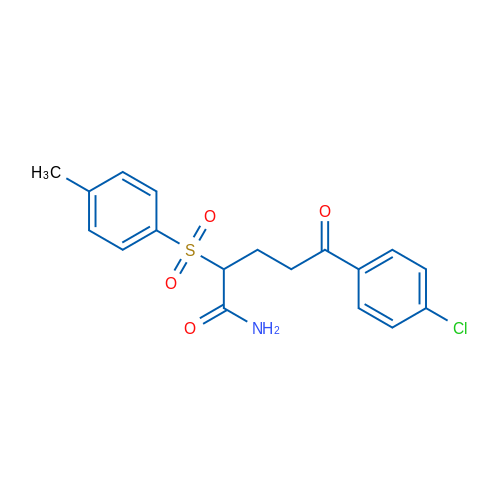 5-(4-Chlorophenyl)-2-(4-methylbenzenesulfonyl)-5-oxopentanamide 1g