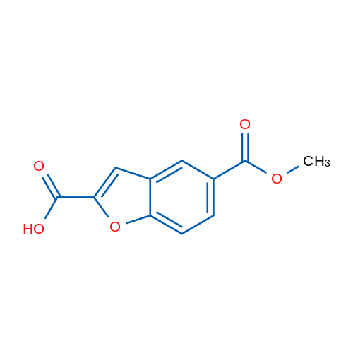 5-(Methoxycarbonyl)-1-benzofuran-2-carboxylic acid 1g
