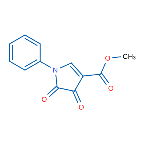 Methyl 4,5-dioxo-1-phenyl-4,5-dihydro-1H-pyrrole-3-carboxylate 1g