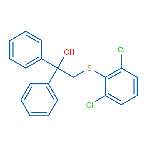 2-[(2,6-Dichlorophenyl)sulfanyl]-1,1-diphenylethan-1-ol 1g