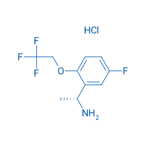 (R)-1-(5-Fluoro-2-(2,2,2-trifluoroethoxy)phenyl)ethan-1-amine hydrochloride 250mg