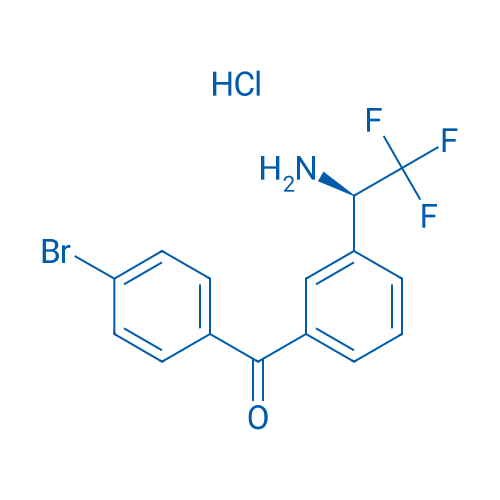 (R)-(3-(1-Amino-2,2,2-trifluoroethyl)phenyl)(4-bromophenyl)methanone hydrochloride 100mg