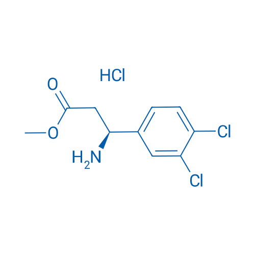 (S)-Methyl 3-amino-3-(3,4-dichlorophenyl)propanoate hydrochloride 250mg