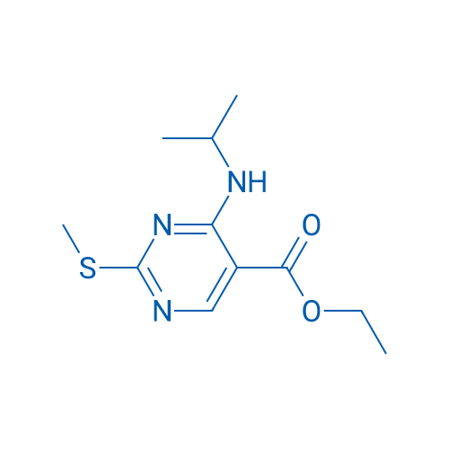 Ethyl 4-(isopropylamino)-2-(methylthio)pyrimidine-5-carboxylate 1g