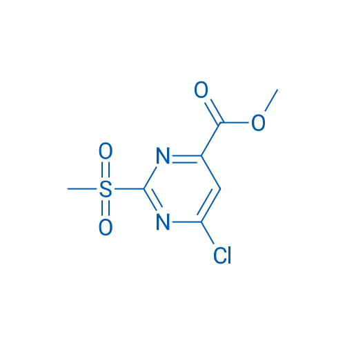 Methyl 6-chloro-2-(methylsulfonyl)pyrimidine-4-carboxylate 50mg