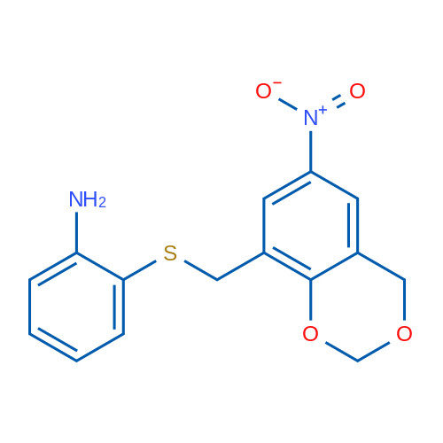 2-{[(6-nitro-2,4-dihydro-1,3-benzodioxin-8-yl)methyl]sulfanyl}aniline 1g