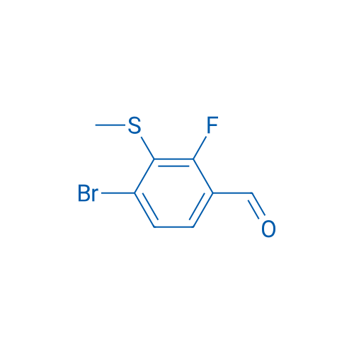 4-Bromo-2-fluoro-3-(methylthio)benzaldehyde 1g