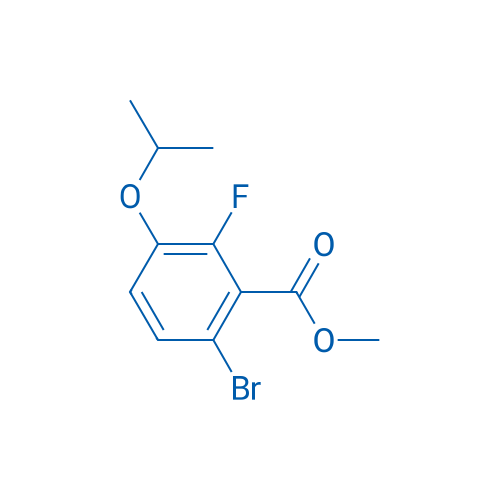 Methyl 6-bromo-2-fluoro-3-isopropoxybenzoate 10g