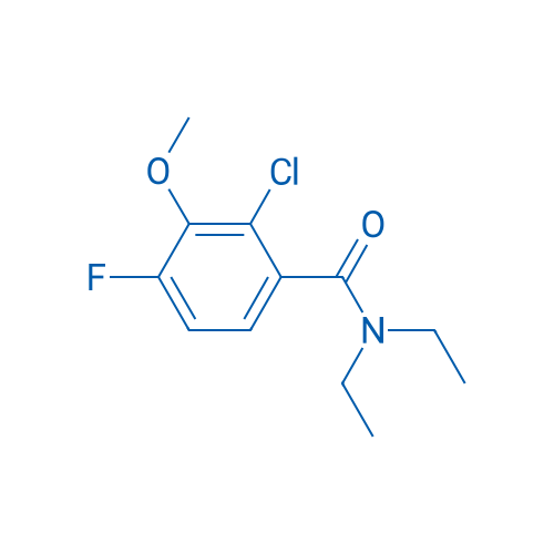 2-Chloro-N,N-diethyl-4-fluoro-3-methoxybenzamide 10g