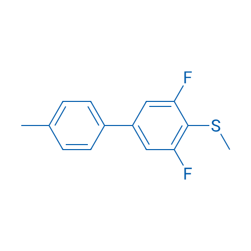(3,5-Difluoro-4'-methyl-[1,1'-biphenyl]-4-yl)(methyl)sulfane 250mg
