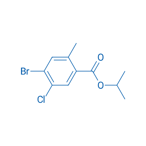 Isopropyl 4-bromo-5-chloro-2-methylbenzoate 250mg