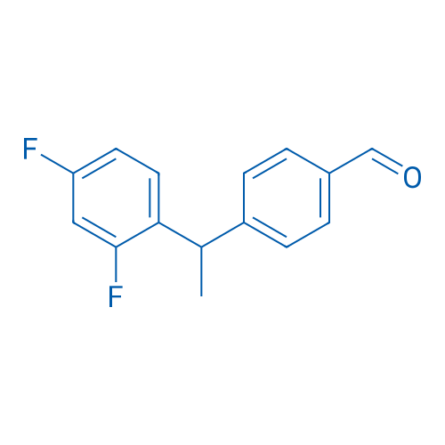 4-(1-(2,4-Difluorophenyl)ethyl)benzaldehyde 10g