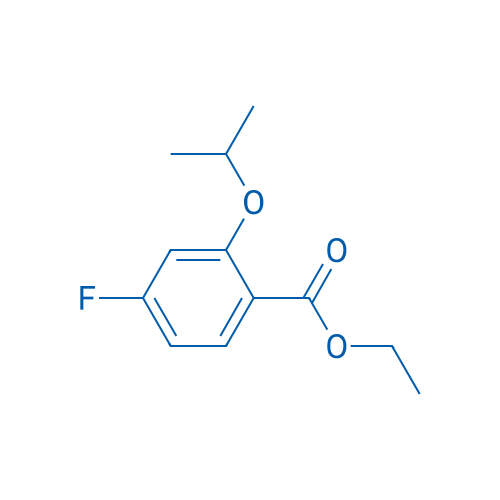 Ethyl 4-fluoro-2-isopropoxybenzoate 250mg