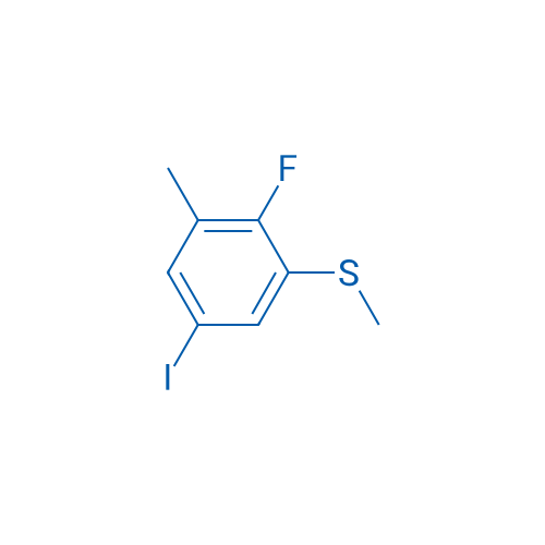 (2-Fluoro-5-iodo-3-methylphenyl)(methyl)sulfane 100mg