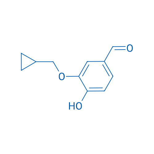3-(Cyclopropylmethoxy)-4-hydroxybenzaldehyde 250mg