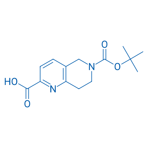 6-(tert-Butoxycarbonyl)-5,6,7,8-tetrahydro-1,6-naphthyridine-2-carboxylic acid 250mg