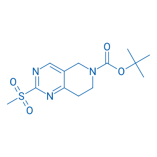 tert-Butyl 7,8-dihydro-2-(methylsulfonyl)pyrido[4,3-d]pyrimidine-6(5H)-carboxylate 100mg