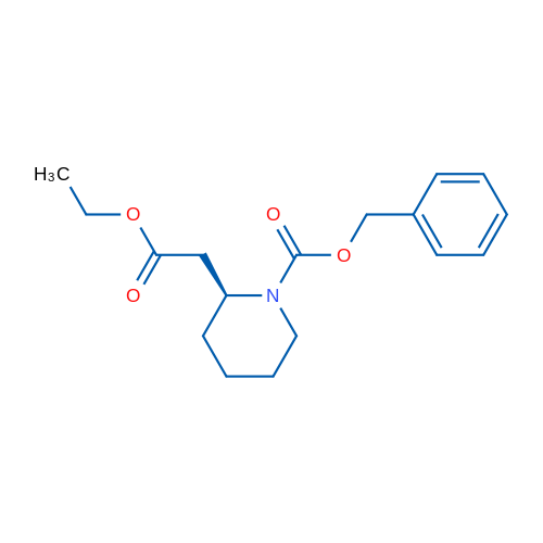 (S)-Benzyl 2-(2-ethoxy-2-oxoethyl)piperidine-1-carboxylate 1g