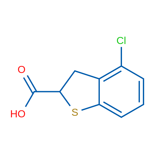 4-Chloro-2,3-dihydrobenzo[b]thiophene-2-carboxylic acid 1g