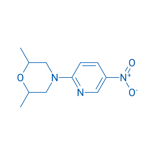 2,6-Dimethyl-4-(5-nitropyridin-2-yl)morpholine 250mg