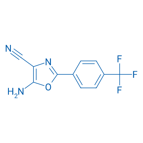 5-Amino-2-(4-(trifluoromethyl)phenyl)oxazole-4-carbonitrile 1g