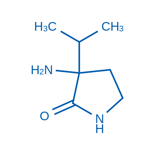 3-Amino-3-isopropylpyrrolidin-2-one 100mg