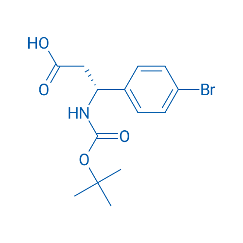 (R)-3-(4-Bromophenyl)-3-((tert-butoxycarbonyl)amino)propanoic acid 100mg