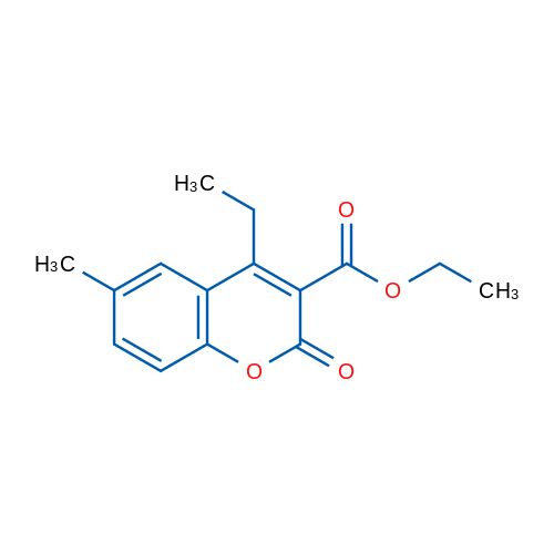 Ethyl 4-ethyl-6-methyl-2-oxo-2H-chromene-3-carboxylate 1g