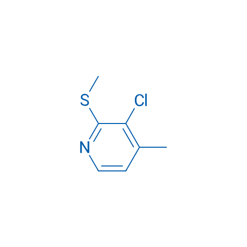 3-Chloro-4-methyl-2-(methylthio)pyridine 250mg