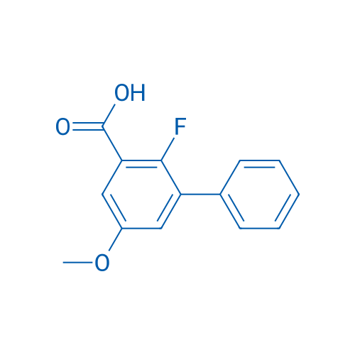 2-Fluoro-5-methoxy-[1,1'-biphenyl]-3-carboxylic acid 250mg