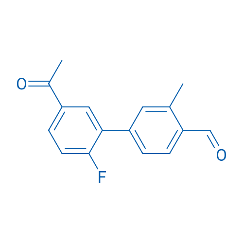 5'-Acetyl-2'-fluoro-3-methyl-[1,1'-biphenyl]-4-carbaldehyde 1g