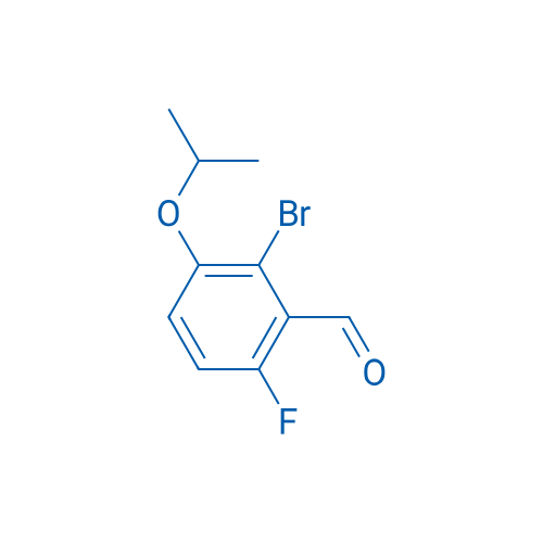 2-Bromo-6-fluoro-3-isopropoxybenzaldehyde 10g