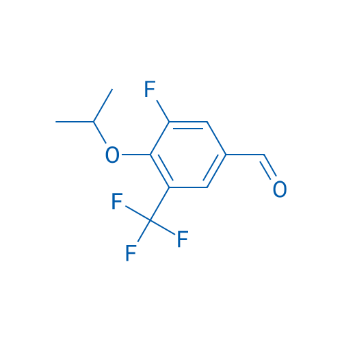 3-Fluoro-4-isopropoxy-5-(trifluoromethyl)benzaldehyde 1g
