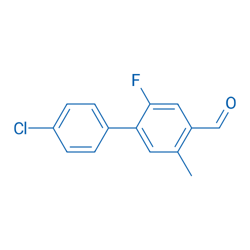 4'-Chloro-2-fluoro-5-methyl-[1,1'-biphenyl]-4-carbaldehyde 100mg