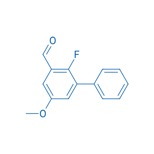 2-Fluoro-5-methoxy-[1,1'-biphenyl]-3-carbaldehyde 250mg