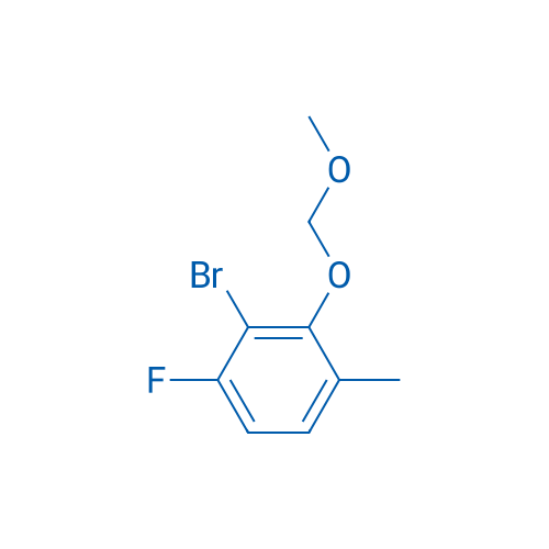 2-Bromo-1-fluoro-3-(methoxymethoxy)-4-methylbenzene 10g