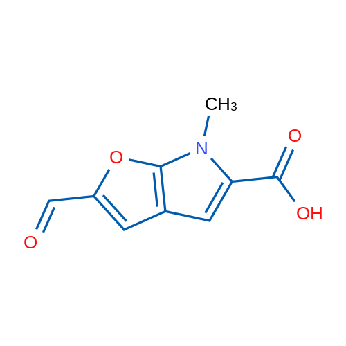 2-Formyl-6-methyl-6H-furo[2,3-b]pyrrole-5-carboxylic acid 1g